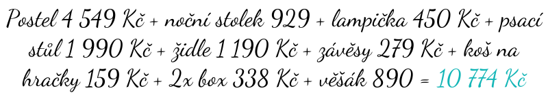 výpočet ceny