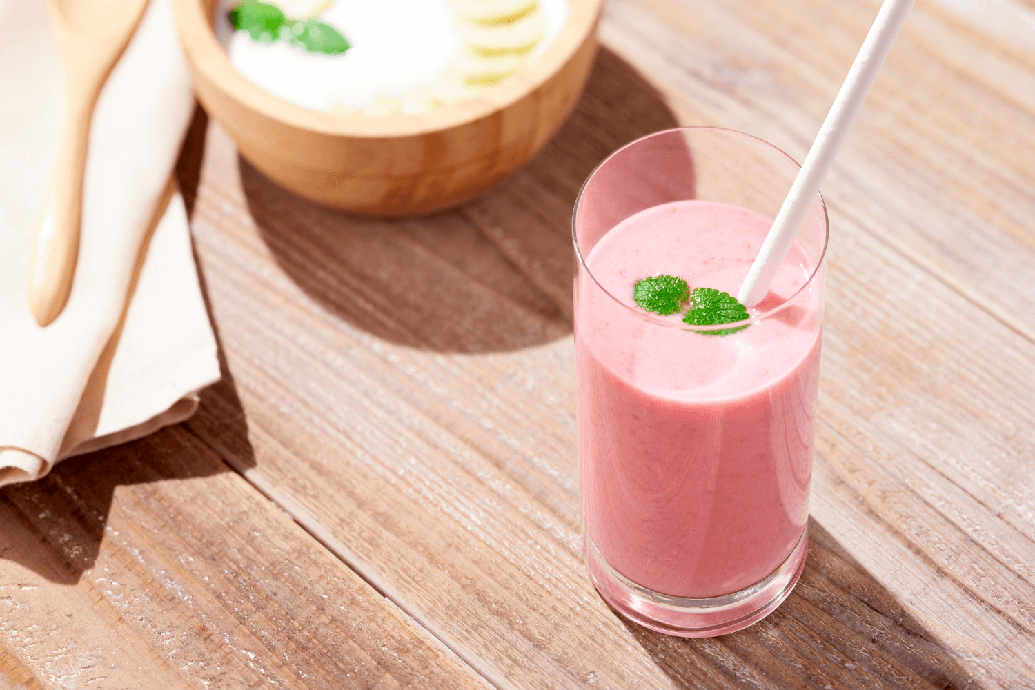 jahodové smoothie