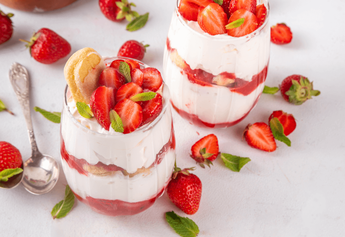 jahodové tiramisu