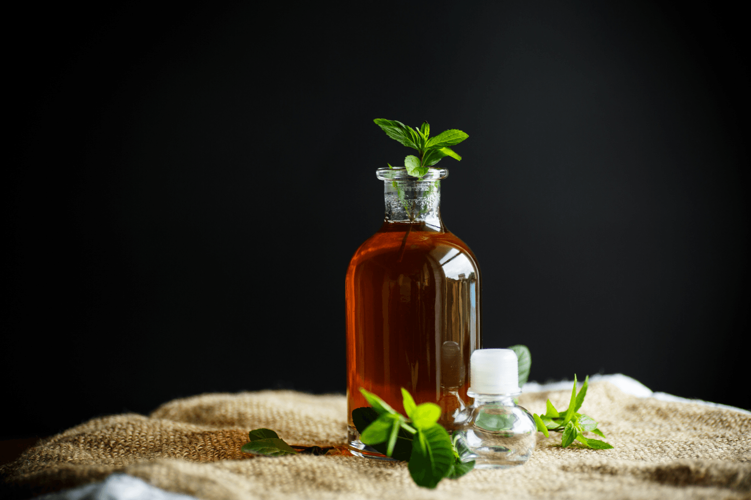 Domáci mätový sirup