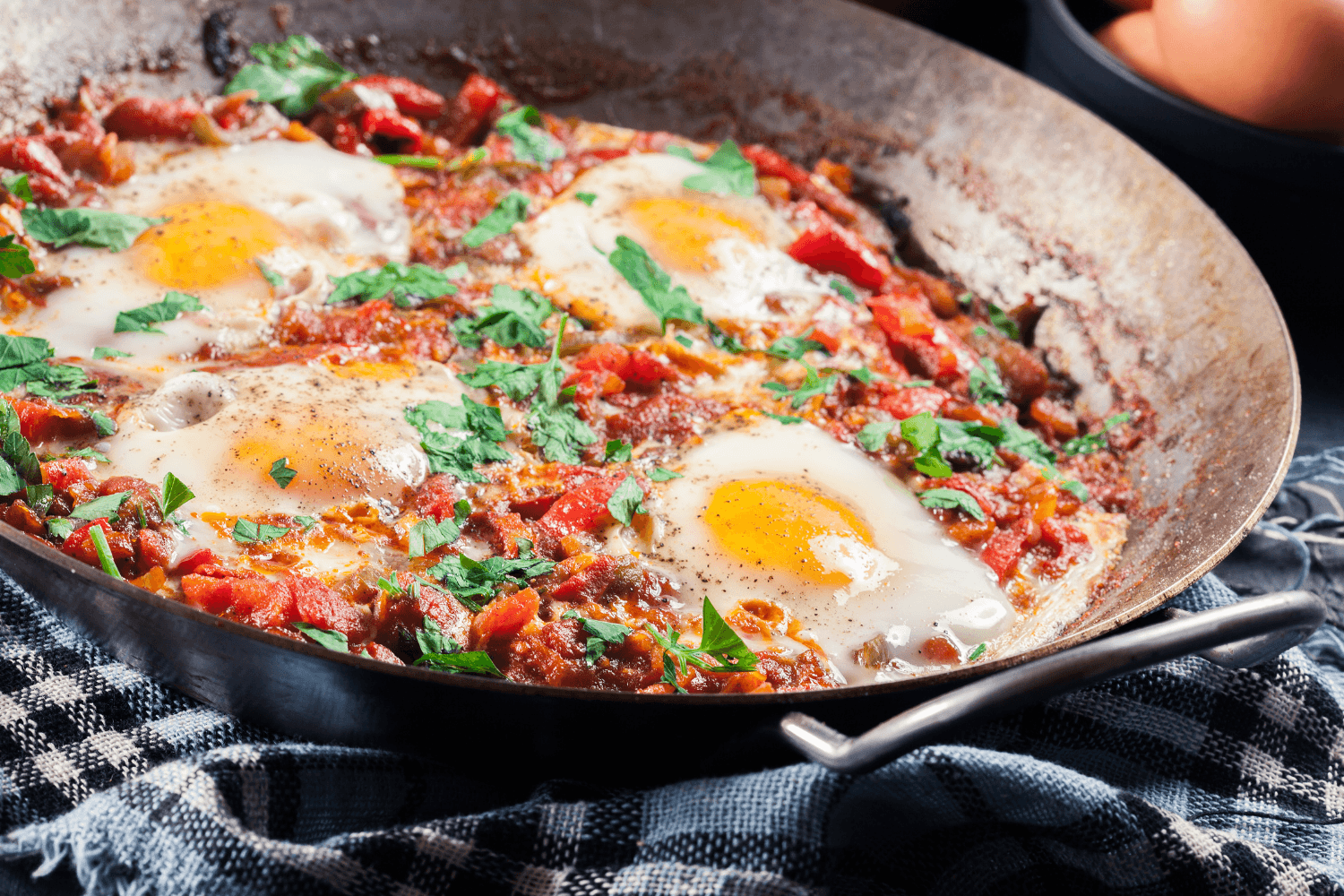 Shakshuka (Šakšuka) – rýchla večera z jednej panvice