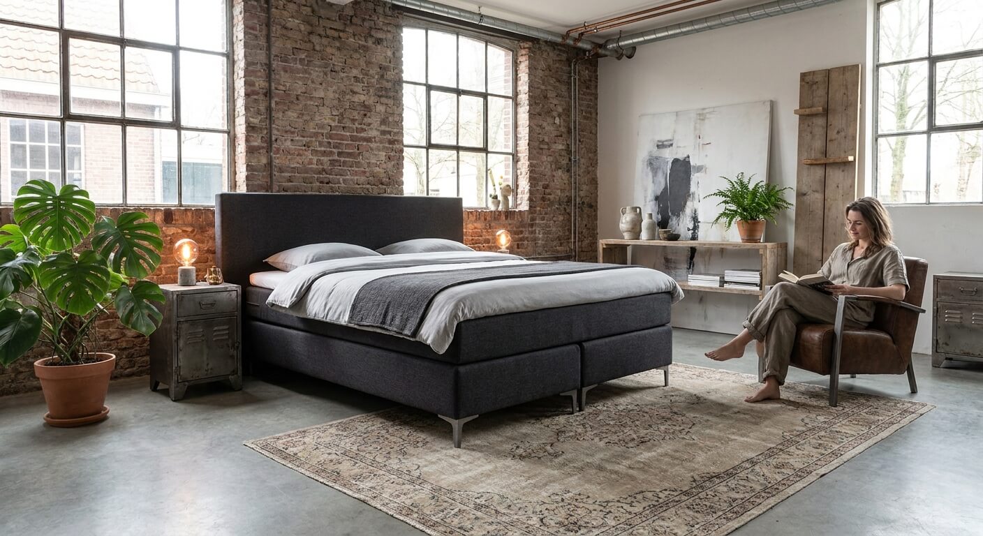 boxspring posteľ