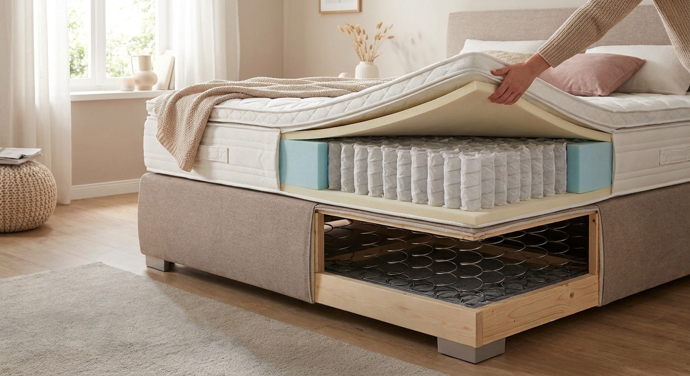 boxspring postele
