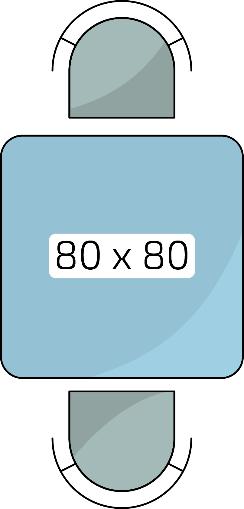 Stoly a osoby 80x80
