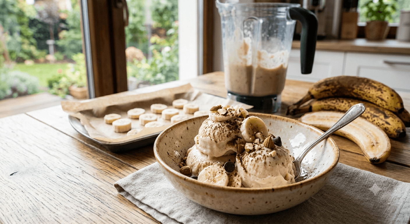 Banánové „nice cream“ (zmrzlina)