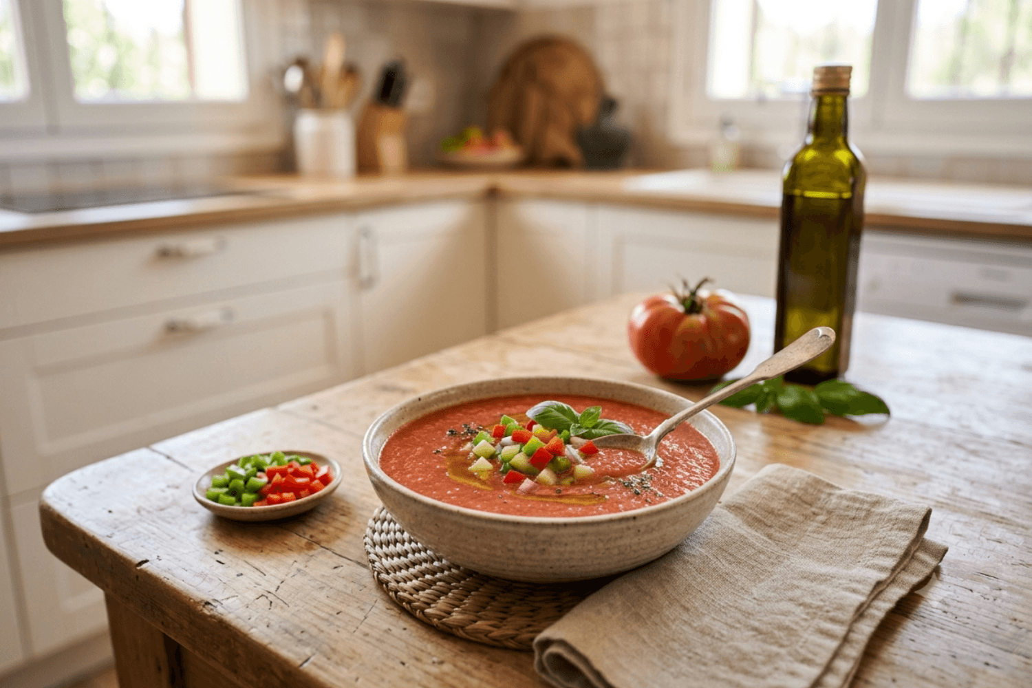 rajčatové gazpacho