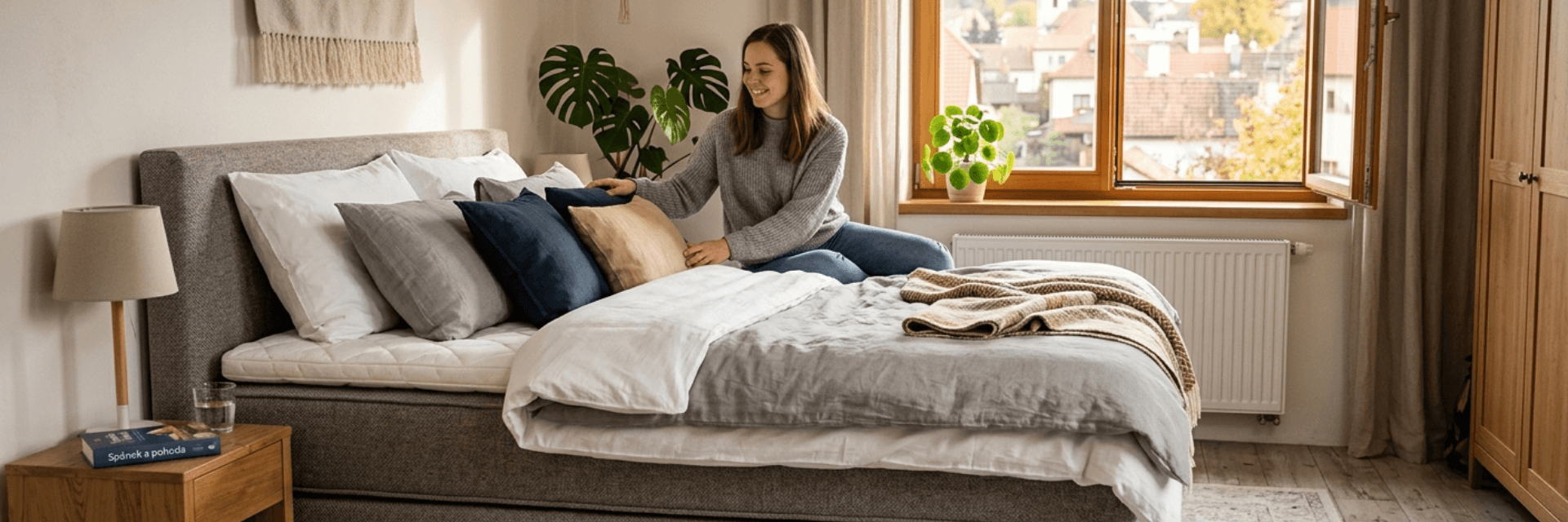 boxspring postele